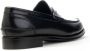 Brecos College Mocassin Leren Schoen Black Heren - Thumbnail 3