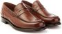 Brecos College Stijl Leren Loafer Schoenen Brown Heren - Thumbnail 2