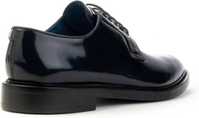 Brecos Derby Veterschoenen Leer Mannen Blue Heren