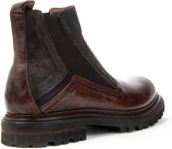 Brecos Elastische Chelsea Boots Heren Brown Heren