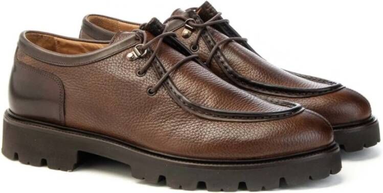 Brecos Extralight Ingenieur Loafer Kalfsleer Brown Heren