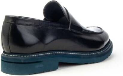 Brecos Handgemaakte College Mocassin Schoenen Blue Heren