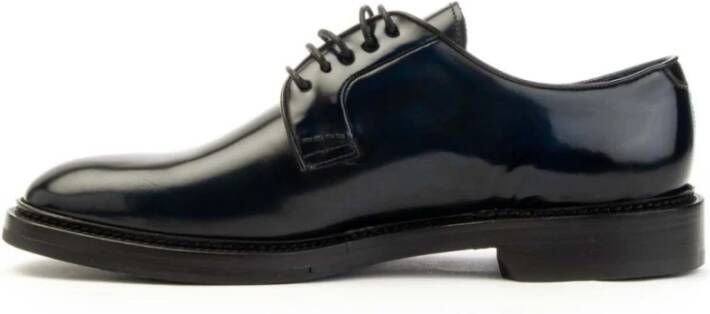 Brecos Met de hand vervaardigde herenschoenen Derby-stijl Blue Heren