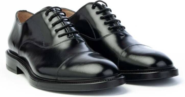 Brecos Oxford Veters Leren Schoenen Black Heren