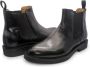 Brecos Zwarte Leren Chelsea Boots 18431 Black Heren - Thumbnail 2