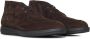 Brioni Koffie Leren Veterschoenen Brown Heren - Thumbnail 2