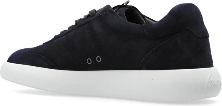 Brioni Sport Schoenen 'New Cassette' Blue Heren