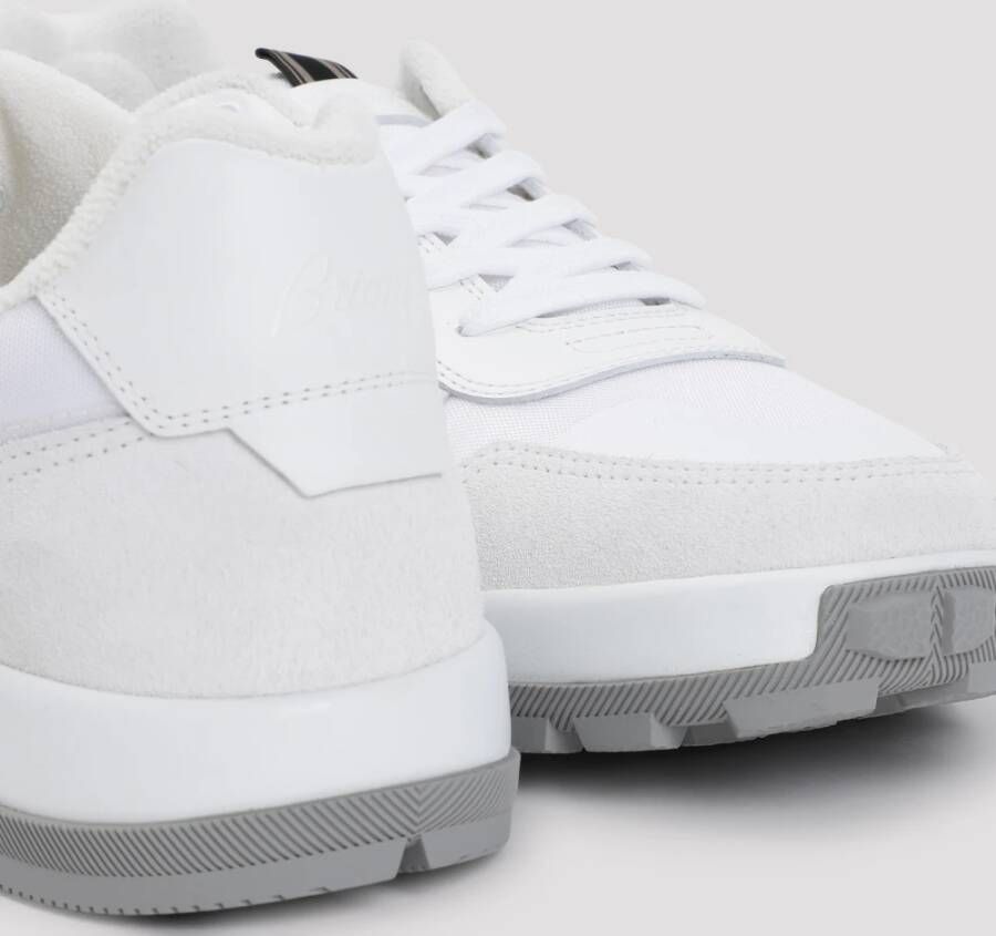 Brioni Witte Trainer Sneakers voor Mannen White Heren