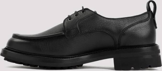 Brioni Zwarte leren Derbies Black Heren