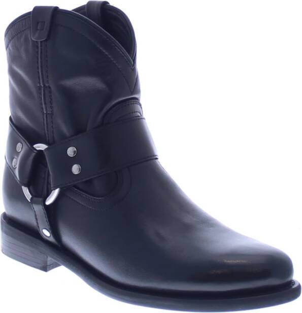 Bronx Biker Boots Zwart Black Dames