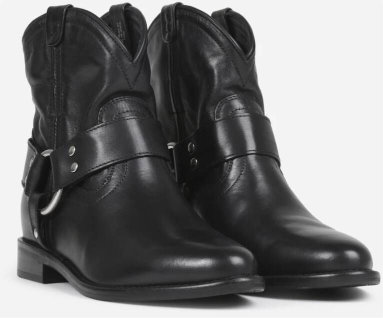 Bronx Biker Boots Zwart Black Dames