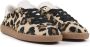 Bronx Bruin Animal Print Lage Top Sneakers Brown Dames - Thumbnail 5