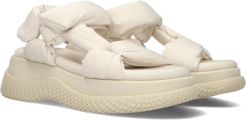 Bronx Chunky Platform Sandalen Beige Bru-Te Beige Dames