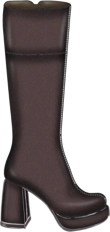 Bronx Elegante High Boot coffee bean Brown Dames