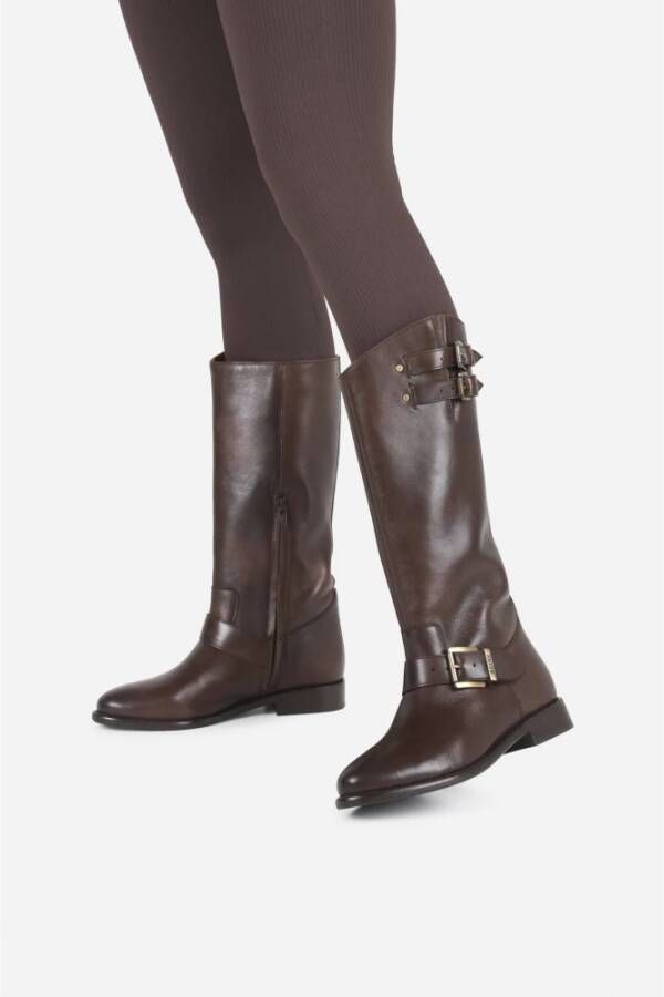 Bronx Elegante High Boot koffieboon Brown Dames