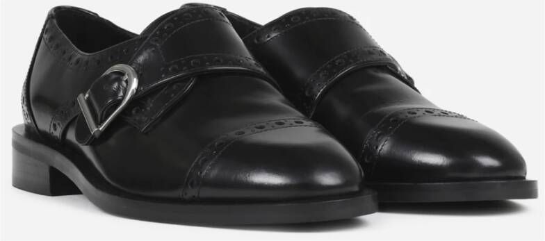 Bronx Elegante Single Monk Strap Schoenen Black Dames