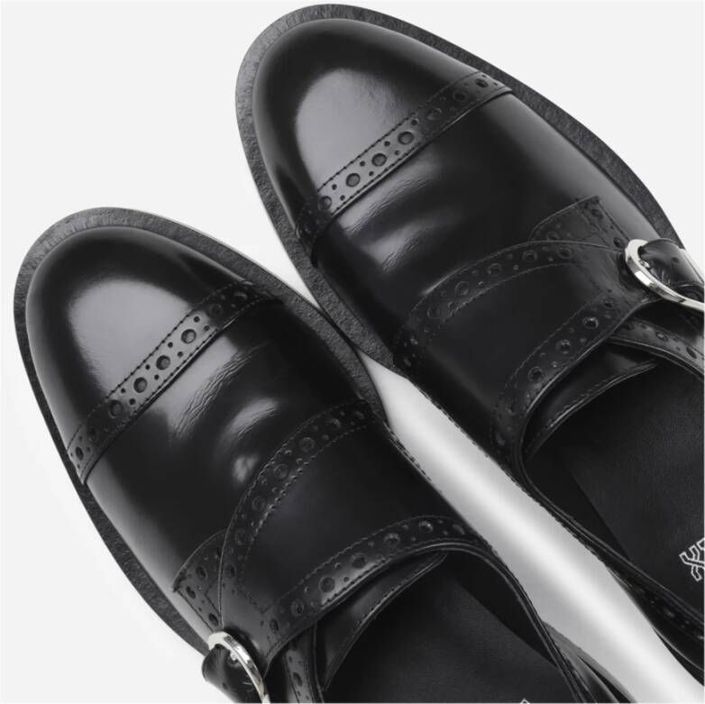 Bronx Elegante Single Monk Strap Schoenen Black Dames