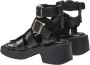 Bronx Dames Sandalen Vita-Sandal 84937 Black Dames - Thumbnail 11