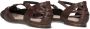 Bronx Gekruiste Band Leren Sandalen Brown Dames - Thumbnail 11