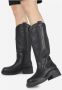 Bronx Hybride biker-western hoge laarzen zwart Black Dames - Thumbnail 5