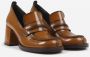 Bronx Lage Schoen in Tan Kleur Brown Dames - Thumbnail 3