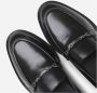 Bronx Moderne Loafers met Vrouwelijk Metalen Zadel Black Dames - Thumbnail 6