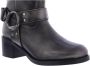 Bronx New-cameros 14291-a Biker boots Dames Zwart - Thumbnail 7