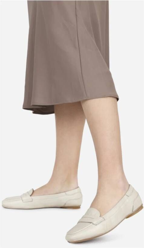 Bronx Opvouwbare Ballerina Flats Trendy Stijl Beige Dames