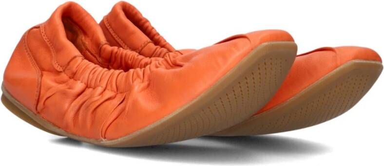 Bronx Oranje Leren Ballerinas Orange Dames