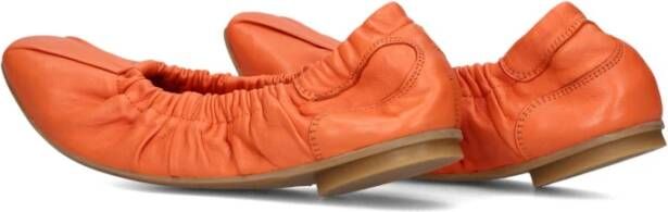 Bronx Oranje Leren Ballerinas Orange Dames