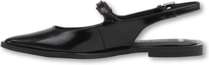 Bronx Puntige slingback schoen Black Dames