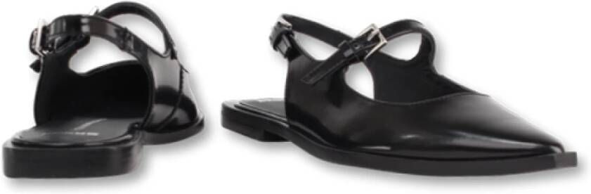 Bronx Puntige slingback schoen Black Dames