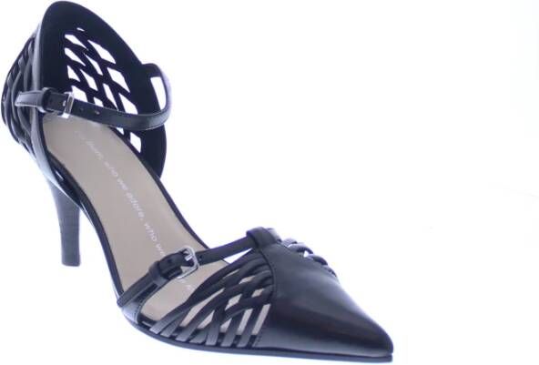 Bronx Retro elegantie Huarache Detail Silhouette Pump Black Dames