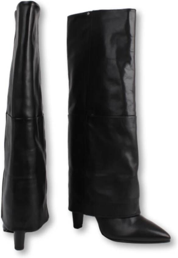 Bronx Roklaars Dress Boots met Uniek Ontwerp Black Dames