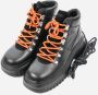 Bronx Stijlvolle Leren Veterschoenen Black Dames - Thumbnail 2