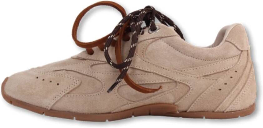 Bronx Stijlvolle zwarte sneakers Beige Dames