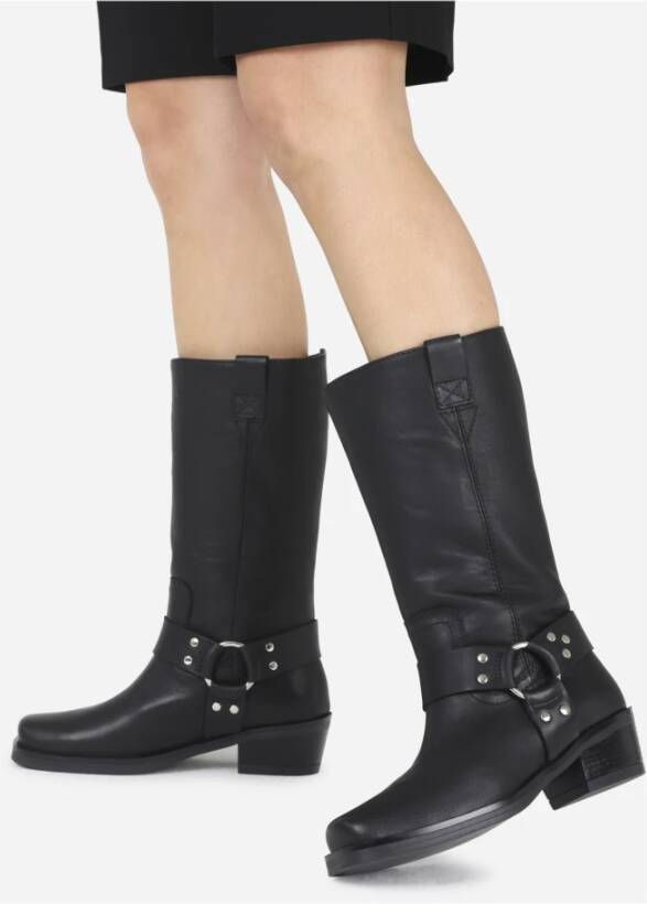 Bronx Western Rebel High Boot zwart Black Dames