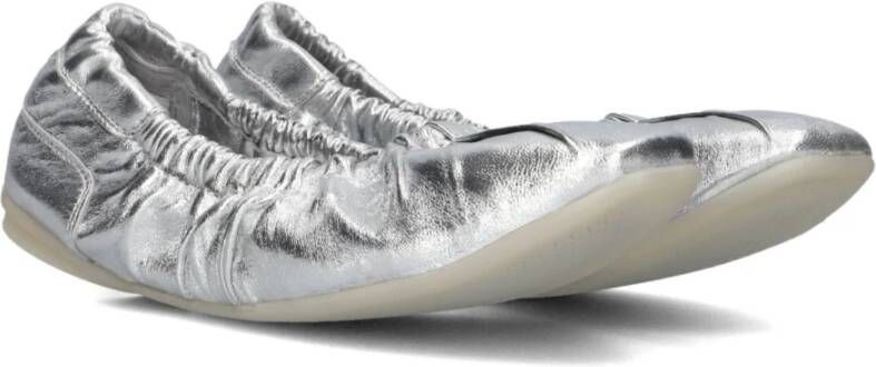 Bronx Goud Metallic Ballerina Schoenen Yellow Dames