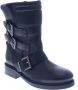 Bronx Zwarte Dames Enkellaars Biker Stijl Black Dames - Thumbnail 3