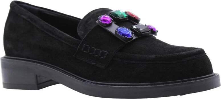 Brù Milano Tennessee Mocassin Schoenen Black Dames