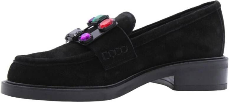 Brù Milano Tennessee Mocassin Schoenen Black Dames