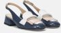 Brunate Blauwe Hak Handgemaakte Italiaanse Schoenen Blue Dames - Thumbnail 2