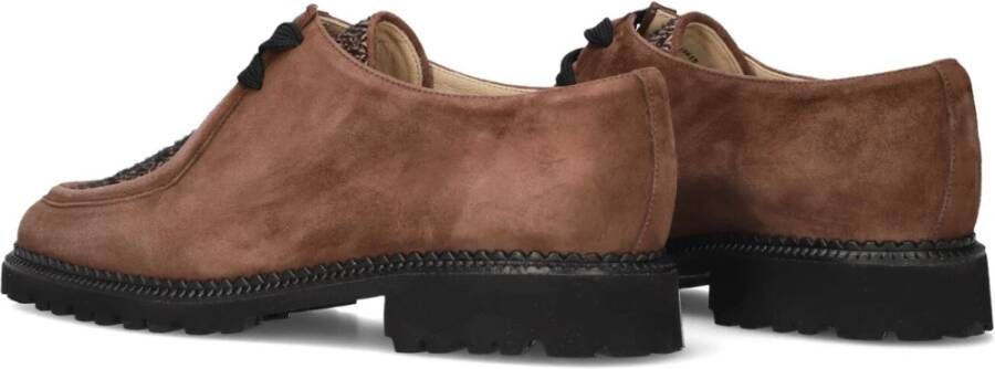 Brunate Bruine Suède Veterschoenen Brown Dames