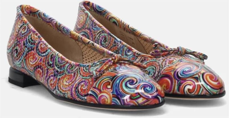 Brunate Handgemaakte Italiaanse MultiKleur Platte Schoenen Multicolor Dames