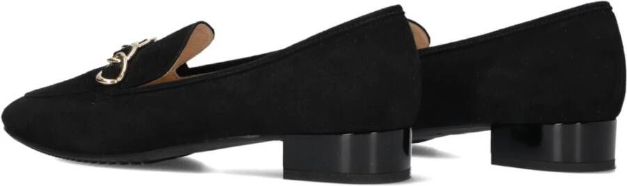 Brunate Zwarte Suède Loafers voor Dames Black Dames