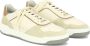 BRUNELLO CUCINELLI Basket Sneakers Platte Stoffen Veters Beige Heren - Thumbnail 3