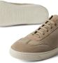 BRUNELLO CUCINELLI Beige Leren Amandel Teen Sneakers Brown Heren - Thumbnail 4