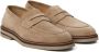 BRUNELLO CUCINELLI Beige Penny Loafers Suède Mocassin Beige Heren - Thumbnail 4