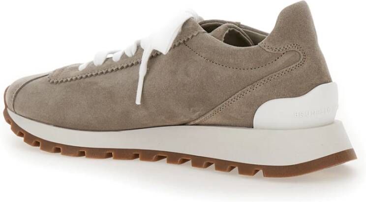 BRUNELLO CUCINELLI Beige Sneaker Beige Dames