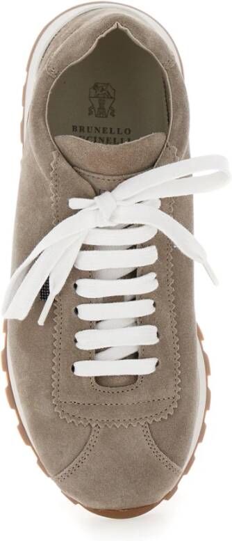 BRUNELLO CUCINELLI Beige Sneaker Beige Dames